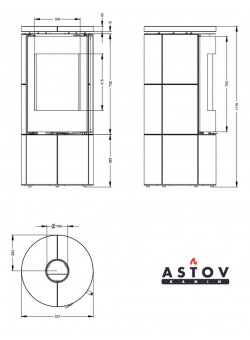 Камин Астов R1.0 K MAX
