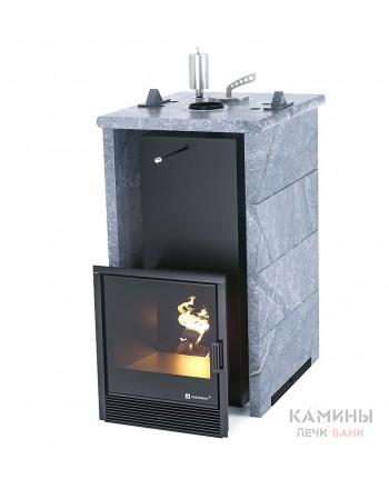 Печь ИзиСтим «ГЕЛЕНДЖИК» В ТРЕХСТОРОННЕМ КОЖУХЕ