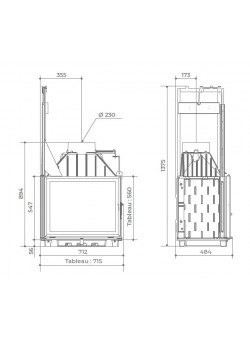 Топка Cheminees Philippe 777 PR