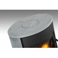 Печь-камин стальная Evora 02 камень