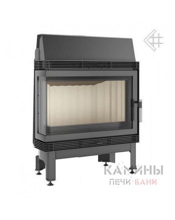 Каминная топка Kratki Blanka 670/570/L/BS (угловое стекло слева)