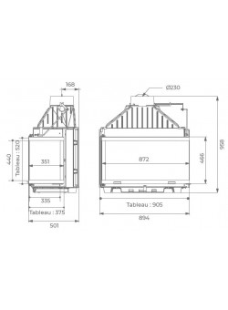 Топка Cheminees Philippe 877-2V SR
