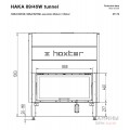 Каминная топка Hoxter HAKA 89/45WTh с водяным контуром