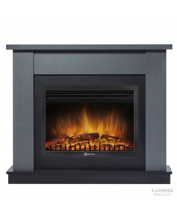 Каминокомплект Firelight: Очаг EFP/P-2520LS N, портал Canto 25 графит