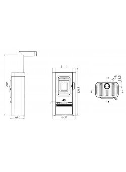 Печь-камин Austroflamm Sina Xtra