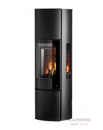 Печь-камин Jydepejsen Cozy Modern High с боковым стеклом