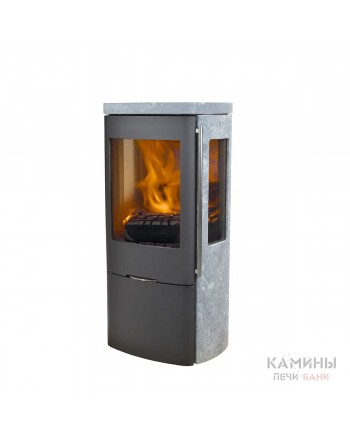 Печь-камин Jydepejsen Senza Soapstone Sideglass
