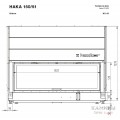 Каминная топка Hoxter HAKA 150/51h Каминная топка Hoxter HAKA 150/51h