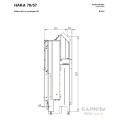 Каминная топка Hoxter HAKA 78/57h