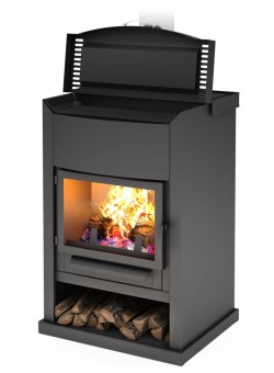 Печь-камин Теплодар ОВ-120 (прямой)
