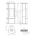 Печь-камин Астов R1.0 XL K