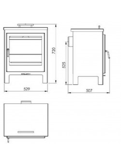 Печь-камин Panadero Newport