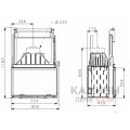 Каминная топка Cheminees Philippe 747 2V PR Каминная топка Cheminees Philippe 747 2V PR