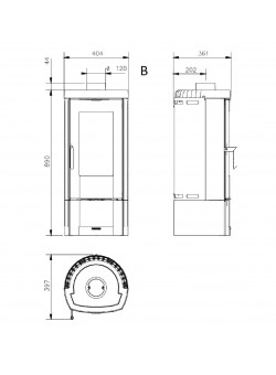 Печь камин La Nordica CANDY