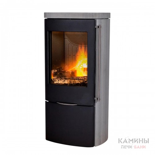 Печь-камин Jydepejsen Senza Grey Wood Sandstone