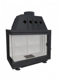 Каминная топка Экокамин Альфа 1000 L два стекла левая