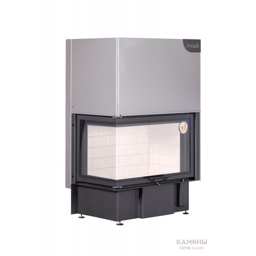 Каминная топка Экокамин ДЕЛЬТА 800 R два стекла правая принтинг Каминная топка Экокамин ДЕЛЬТА 800 R два стекла правая принтинг