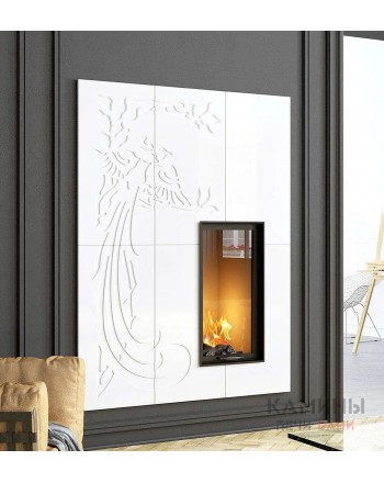 Изразцовый камин Райская птица