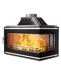 Каминная топка KAWMET W16 RB с угловым правым стеклом без перегородки