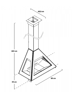 Печь-камин ROCAL D-10 Graffiti