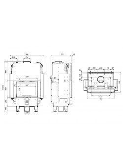 Каминная топка DEFRO HOME RIVA SM G 