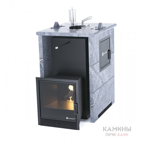 Печь ИзиСтим «АНАПА» М2 В ТРЕХСТОРОННЕМ КОЖУХЕ