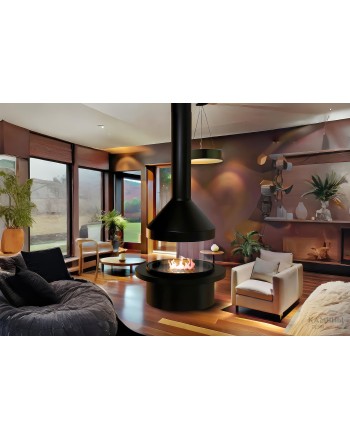 Островной камин AVES 36 ФЛОРЕНЦИЯ