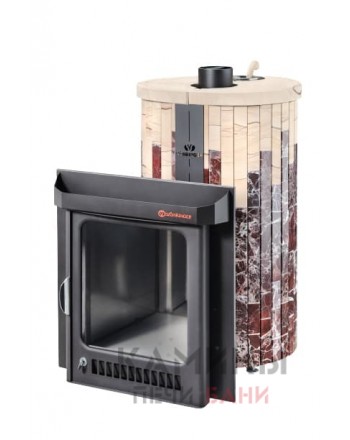 Печь для бани Ферингер Макси ПФ Россо Леванте + "Окаменевшее дерево"