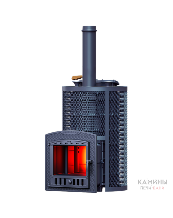 Печь Авангард ЗК 40 (П2) Pro Ураган в сетке