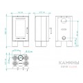 Печь-камин Solzaima Tec Lumber Eco  Печь-камин Solzaima Tec Lumber Eco