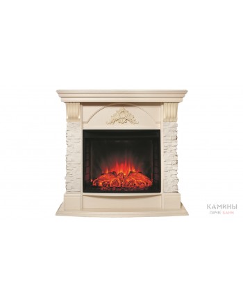 Электрокамин Athena WT с очагом Evrika 25,5 LED
