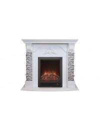Электрокамин Athena GR WT с очагом Eugene