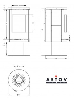 Камин Астов R1.0 N K
