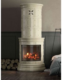 Изразцовая круглая печь Ogarek 90