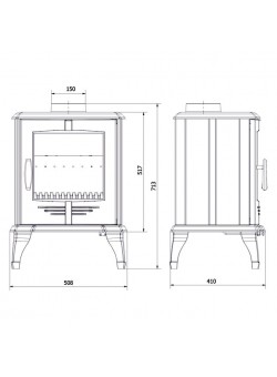 Чугунная печь KAWMET P8 7.9 kW EKO