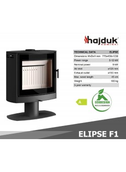 Печь-камин Hajduk ELIPSE F1 белый