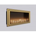 Настенный биокамин / очаг Saturn 1800 с латунными рамками (SappFire)