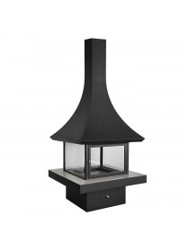 Островной открытый камин LOFT - 05/1