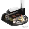 Садовая чугунная печь LEGENDA GARDEN (с основанием из немецкого шамота) на подставке