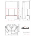 Каминная топка АСТОВ ПП 8857
