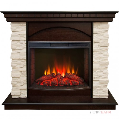 Электрокамин RealFlame Elford 25 AO/WT с Evrika 25,5 Электрокамин RealFlame Elford 25 AO/WT с Evrika 25,5