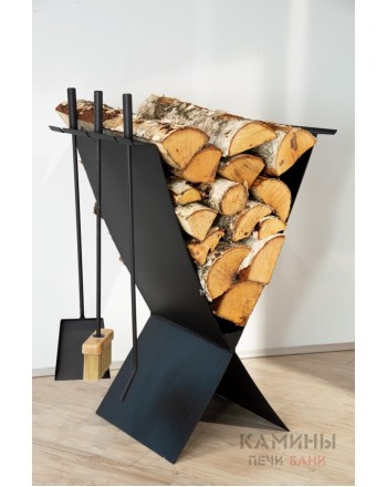 Дровница Ex с аксессуарами