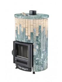 Печь для бани Ферингер Уют-18 ПФ Змеевик+"Окаменевшее дерево"