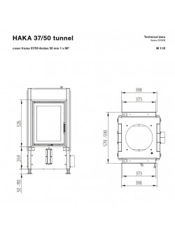 Каминная топка Hoxter HAKA 37/50T