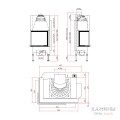 Каминная топка Schmid Ekko L/R 55(34)h