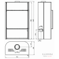 Дровяная печь-камин Ember M2L FG Дровяная печь-камин Ember M2L FG