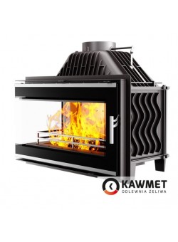 Каминная топка KAWMET W16 LB с угловым левым стеклом без перегородки