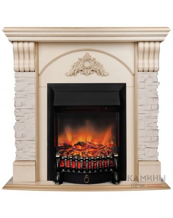 Электрокамин Athena WT с Fobos Lux Black RC