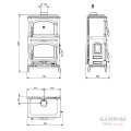 Печь камин La Nordica Isotta Forno Evo Печь камин La Nordica Isotta Forno Evo