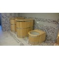 Овальная купель с пластиковой вставкой высота 1 метр Овальная купель с пластиковой вставкой высота 1 метр